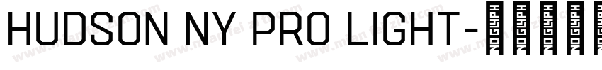 Hudson NY Pro Light字体转换